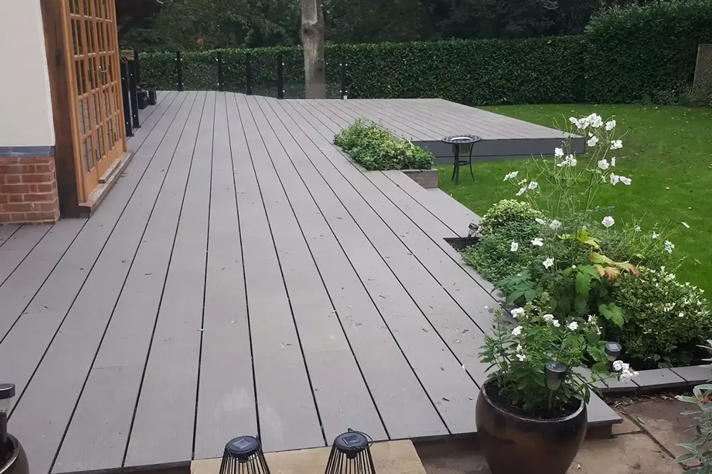 Andrew Banks decking 242mm wide planks 6m long