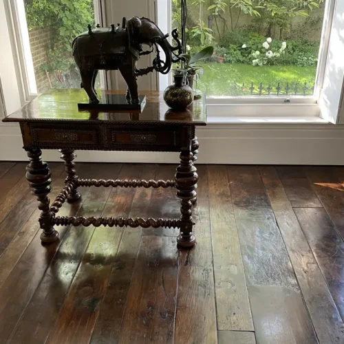 Holland Park, London genuine antique oak floor