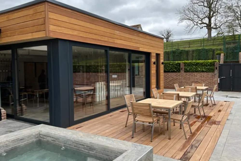 Decking and Cladding for Talbort Spa by Andrew Banks