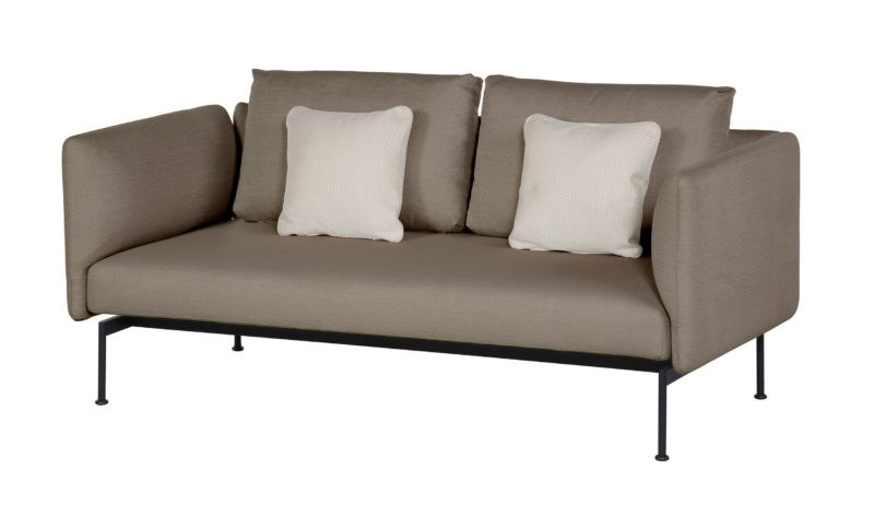 1LYM2H.14 Double Seat - High Arms (Forge Grey Frame)