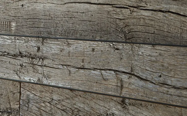 Horizontal oak wall panelling - 740x460
