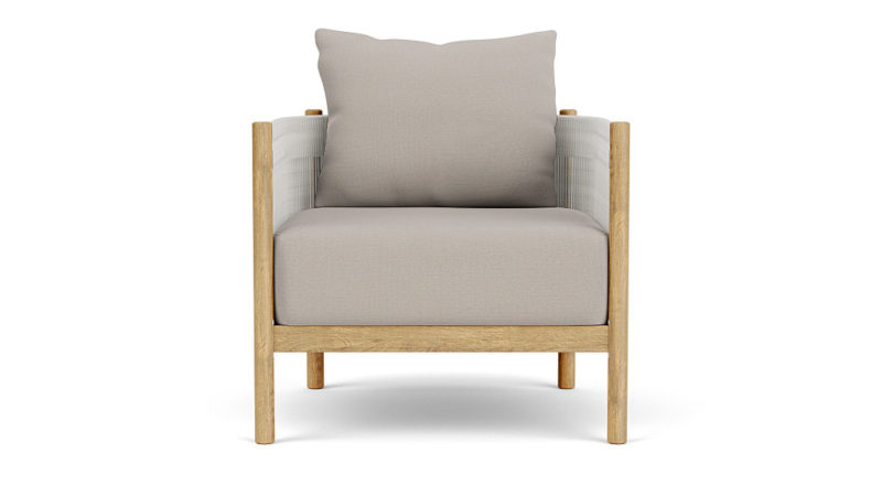 Barlow Tyrie Cocoon armchair - Chalk Cord - available at Andrew Banks