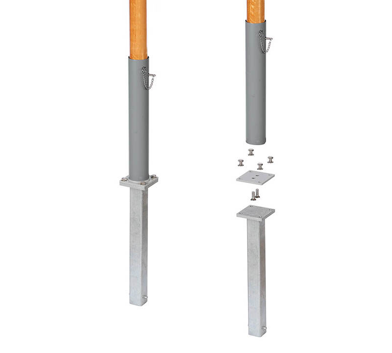 Parasol In-ground Base 61 - Large High Dining - 61mm pole