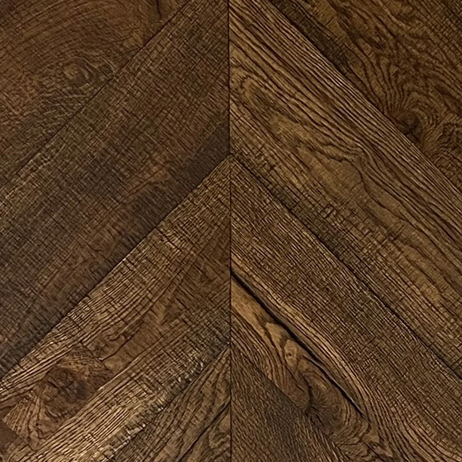 P&P Reclaimed Provence Noir Chevron P&P Reclaimed Provence Noir Chevron wood flooring