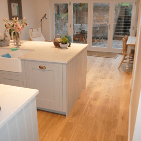 kitchen wooden floor