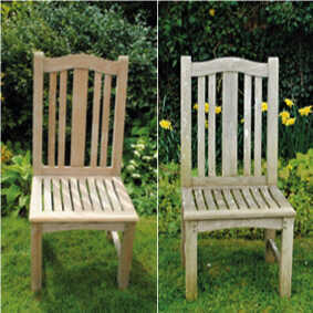 wodden garden chair restoration